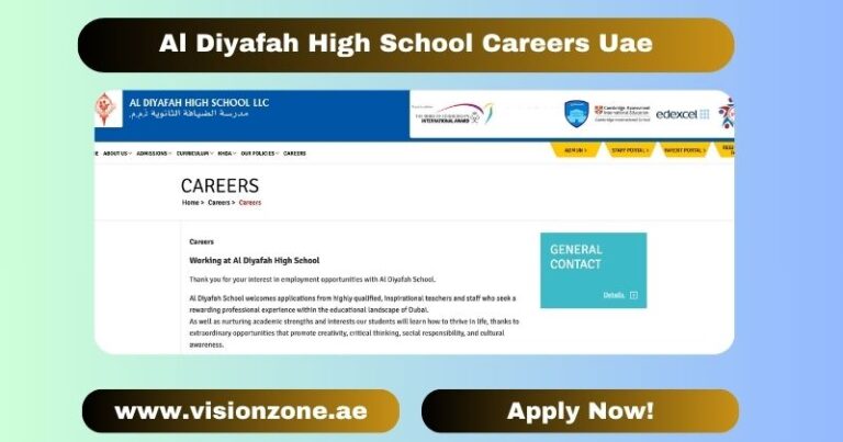 Al Diyafah High School Careers Uae