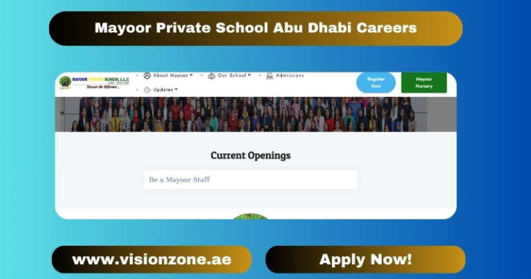 Mayoor Private School Abu Dhabi Careers