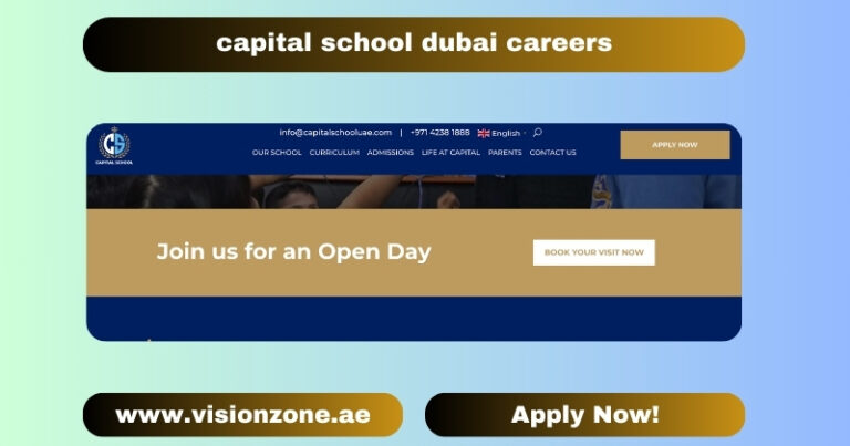 capital school dubai careers​