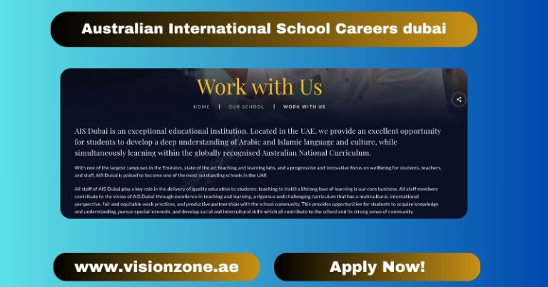 Australian International School Careers dubai
